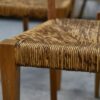 Ensemble de 8 chaises dans le goût de Geneviève Pons 1950's
