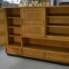 Armoire en chêne massif par Guillerme et Chambron et céramique par Danikowski 1950's