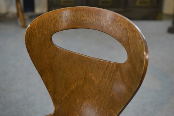 Lot de 4 chaises modèle "Fourmi" par Baumann 1950's