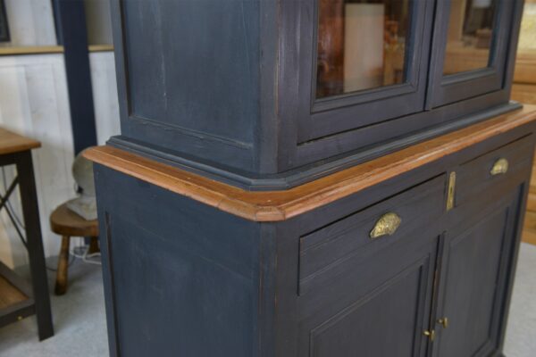Buffet 2 corps 2 portes 2 tiroirs en pin 1900's