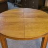 Table ronde en chêne massif par Maison Regain 1970's