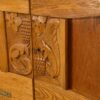 Buffet en chêne massif Art déco par Henri Bonjour 1930's