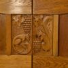Buffet en chêne massif Art déco par Henri Bonjour 1930's